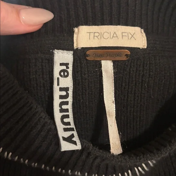 Free People x Tricia Fix Exploded Bow Sweater - Picture 7 of 8